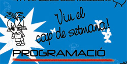 cartell viu el cap de setmana. programació