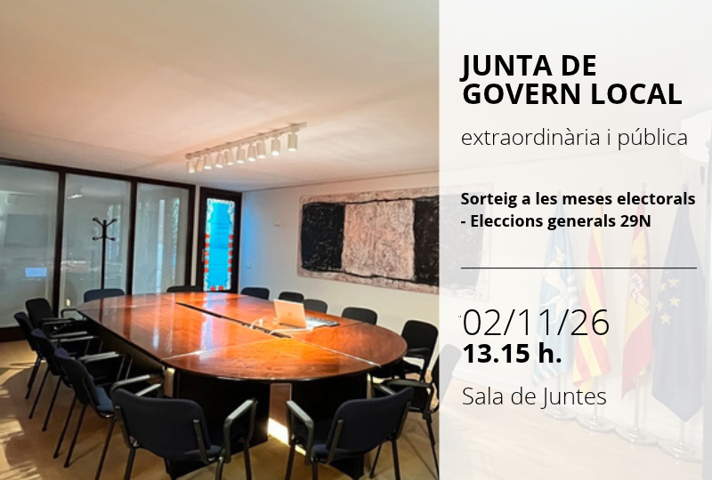 JGL sorteig meses eleccions generals 29N
