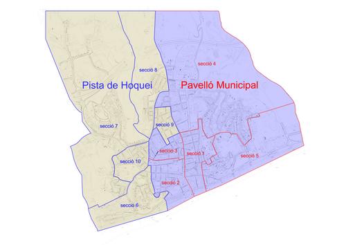 Col·legis electorals per seccions