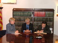 Visita delegat de govern amb Joaquim Mas i Ibis Puig