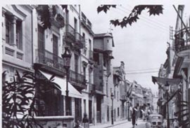 Foto antiga del carrer ample Foto antiga del carrer ample