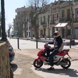 moto al carrer