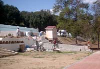 Treballs reforma del dip&ograve;sit d'aigua de Vil&middot;la Flora