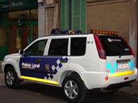 cotxe de la policia local