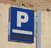 P de parking