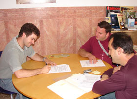 signatura conveni Colla Diables - Ajuntament