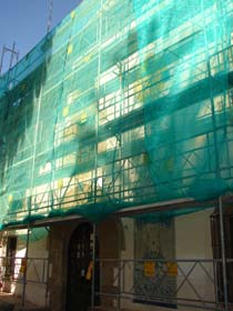 fa&ccedil;ana de la Masia Rocosa en obres