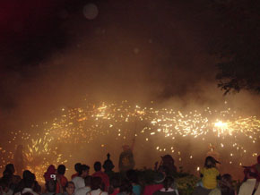 presentaci&oacute; de la Colla de Diables