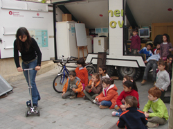 visita escolar a la mostra d'energies renovables