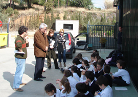 visita d'escolars a la Deixalleria