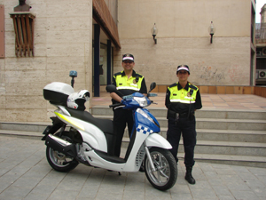 moto policia local