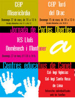 Cartell portes obertes escoles