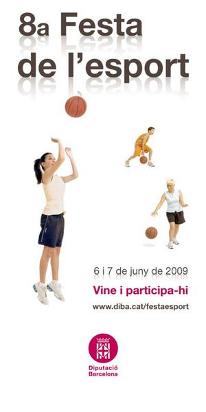 Cartell Festa de l'esport 2009