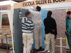 Muntatge estand Mostra Entitats 2009