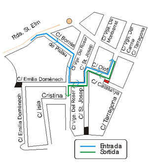 Pl&agrave;nol modificacions tr&agrave;nsit c/ Lleida i Catalunya