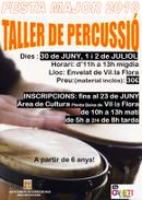 imatge cartell Taller de percussió imatge cartell Taller de percussió