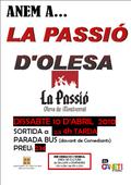 Cartell sortida a la Passió d'Olesa Cartell sortida a la Passió d'Olesa