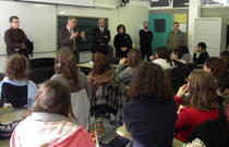 Visita del director general de l'Educació Bàsica i el Batxillerat