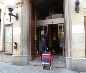 Entrada de l'edifici de l'Ajuntament