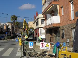 Obres a la ronda Doctor Anglès - c/ Sant Cristòfol Obres a la ronda Doctor Anglès - c/ Sant Cristòfol