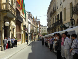 Concentració personal Ajuntament - condol per terratrèmol a Lorca Concentració personal Ajuntament - condol per terratrèmol a Lorca