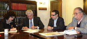 Signatura conveni Estudis de Patrimoni Signatura conveni Estudis de Patrimoni