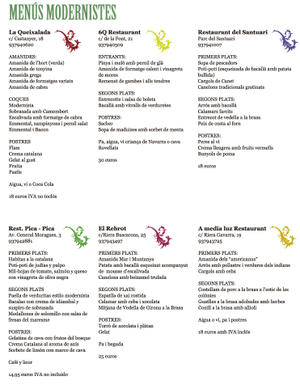 Restaurants Fira Modernista