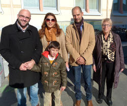 Festa taponet - amb la fam&iacute;lia d'en Juan- foto cedida