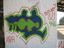 grafits a la font de la Creu - juny 2012
