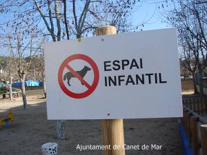 Rètol espai infantil