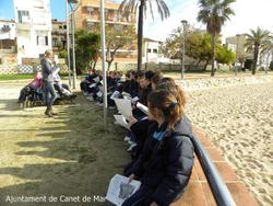 Educació ambiental al passeig Marítim - Col·legi Santa Rosa de Lima