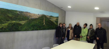 donaci&oacute; quadre Salvador Castell&agrave; als Garrofers