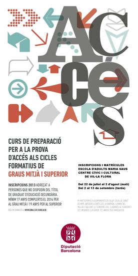 cartell curs accés grau mig