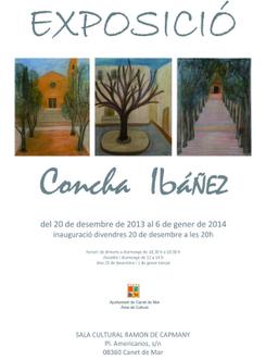 cartell exposició Concha Ibáñez