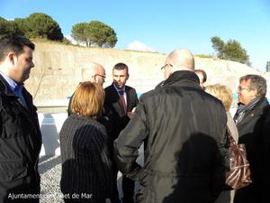 Visita depuradora Santi Vila