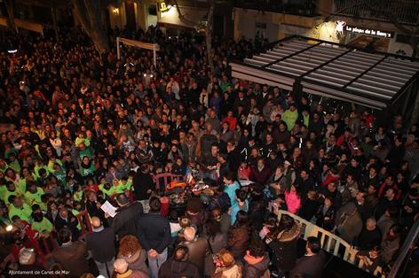 Concentració a Canet - suport a Jordi i Xavi