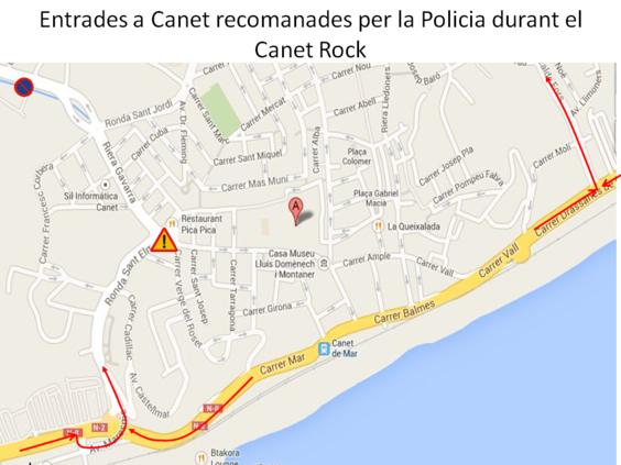 Plànol 2 Canet Rock