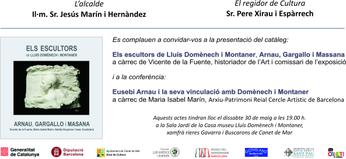 invitaci&oacute; cat&agrave;leg escultors Dom&egrave;nech