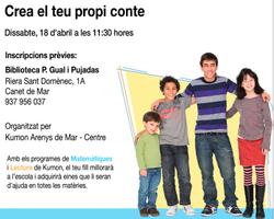 imatge del cartell de kumon de la Biblioteca