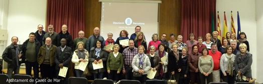 lliurament diplomes UNED S&egrave;nior curs 2014 15