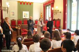 Col&middot;legi Santa Rosa de Lima - visita Ajuntament