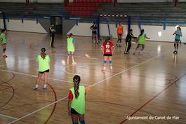 entrenament selecci&oacute; catalana d'handbol
