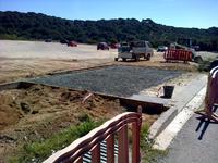 Obres pavimentaci&oacute; aparcament - maig 2016