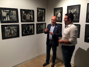 Exposici&oacute; Forcano a Banyoles - regidor de Cultura Pere Xirau - 2017