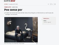 Setxu Xirau al suplement del PUnt - foto Josep Losada
