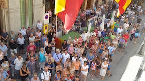 Concentraci&oacute; contra l'atemptat de Barcelona - agost 2017