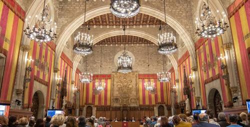 saló de cent ajuntament de barcelona - cedida saló de cent ajuntament de barcelona - cedida