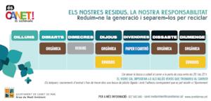 Calendari recollida selectiva - 2018