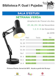 Setmana verda nov - des 2019