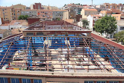 obres Plaça Mercat - juny 2019